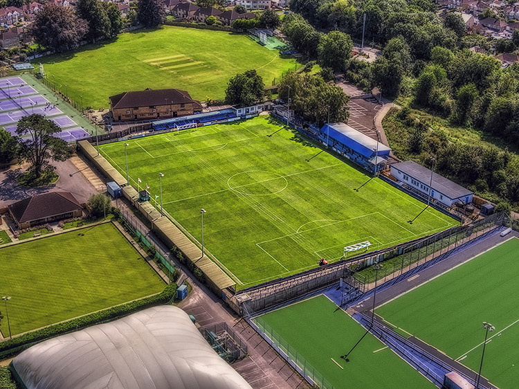Aerial Photograph of Chippenham Town - Hardenhuish Park