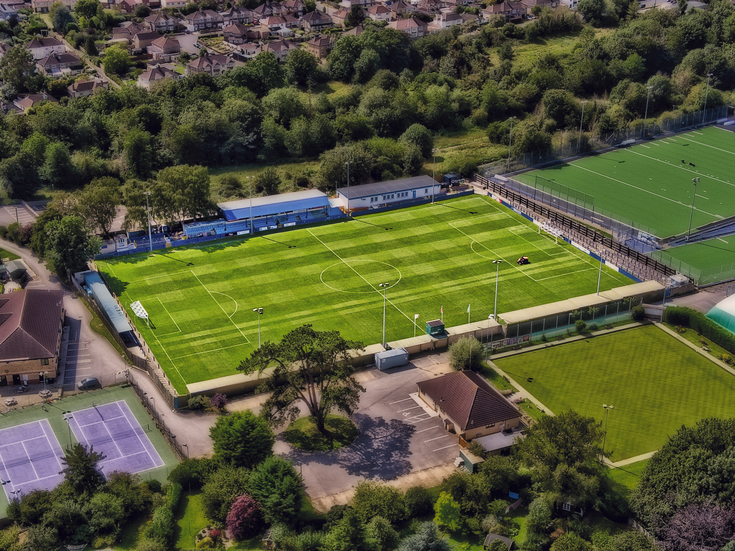 Aerial Photograph of Chippenham Town - Hardenhuish Park
