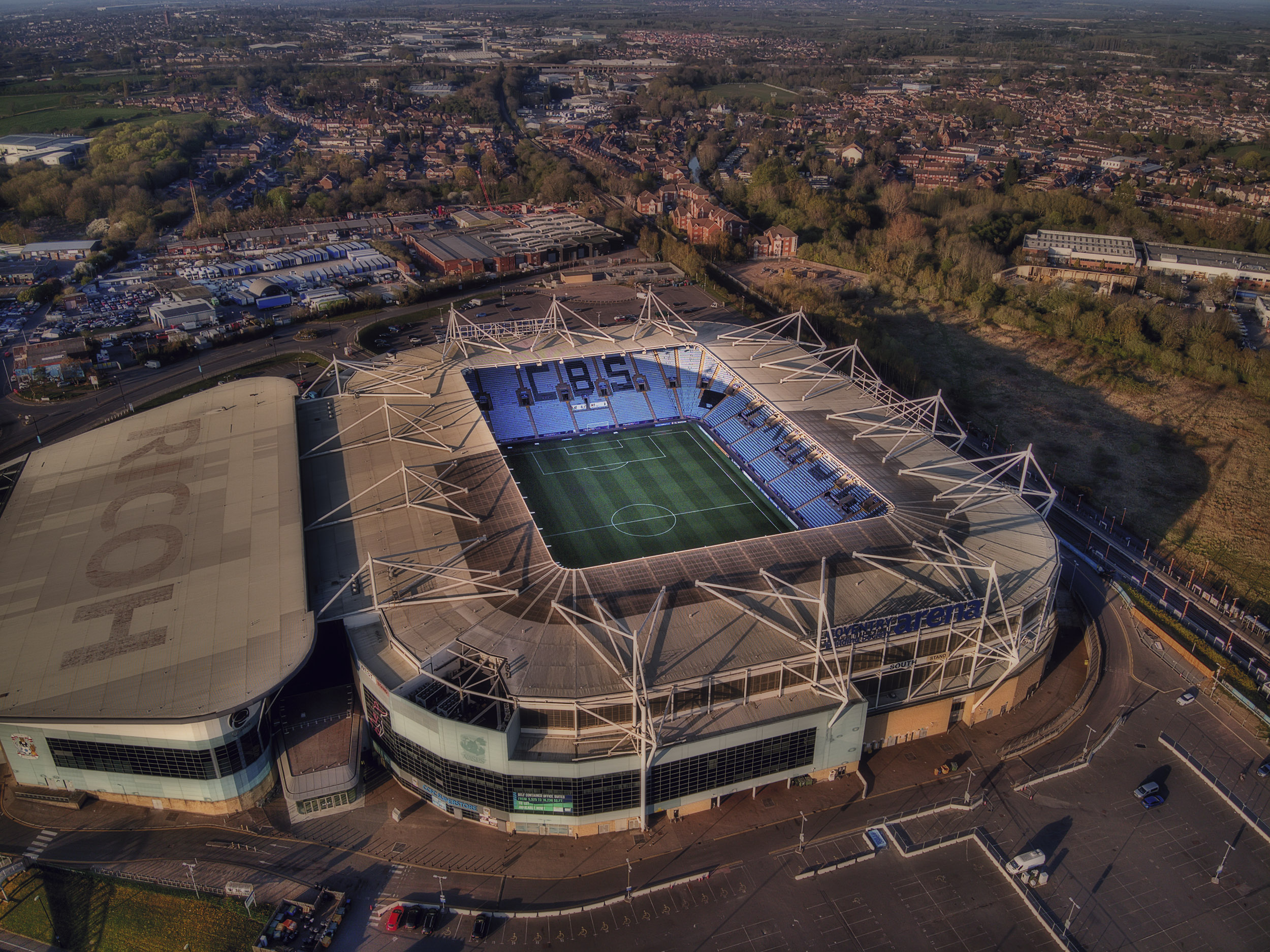 Aerial Photograph of Coventry City - Ricoh Arena
