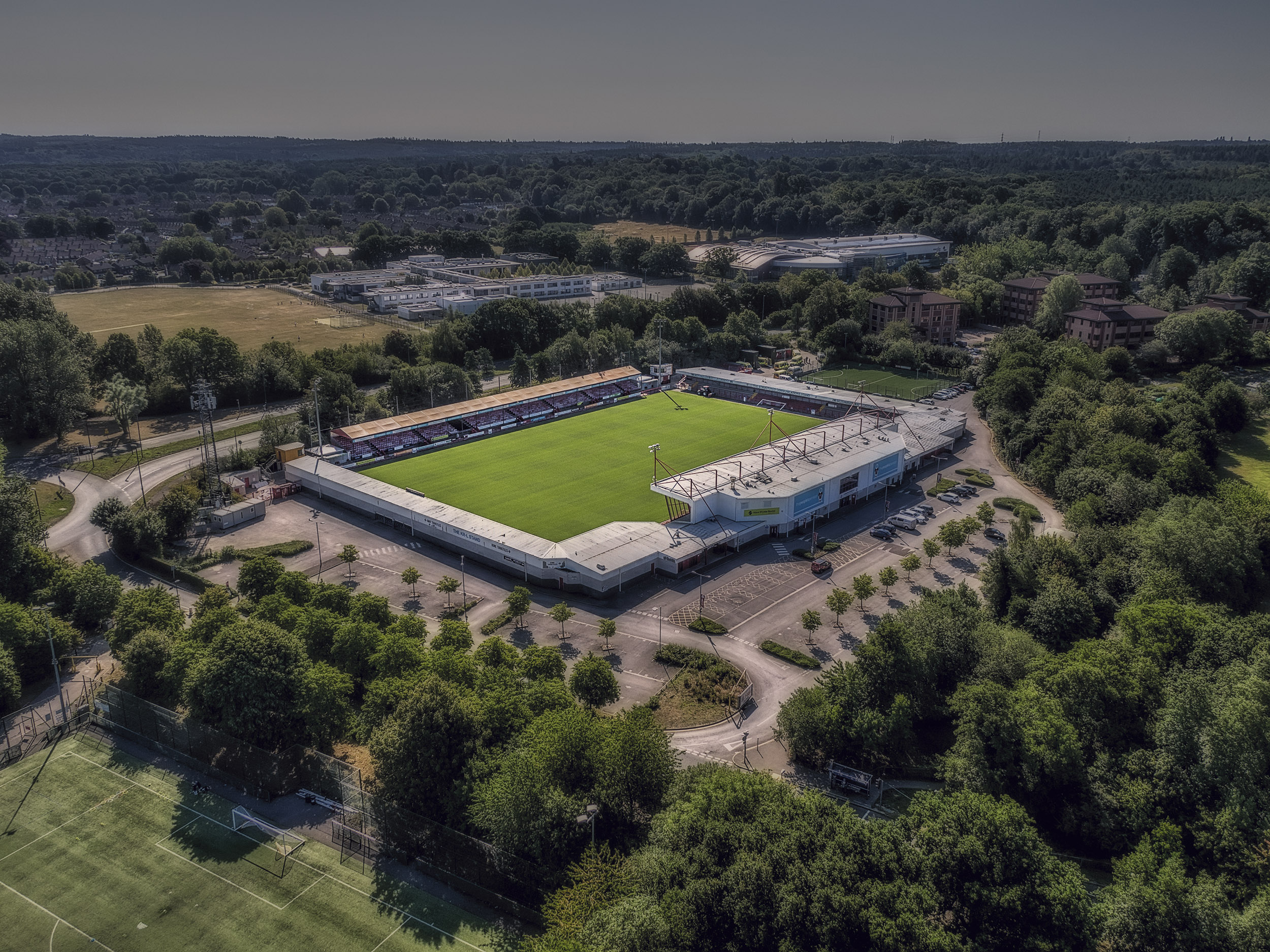 Aerial Photograph of Crawley Town - Broadfield Stadium