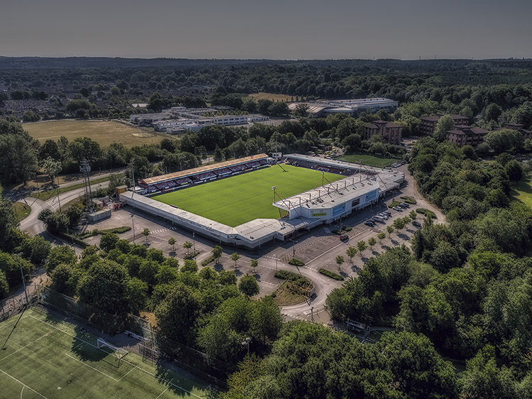 Aerial Photograph of Crawley Town - Broadfield Stadium