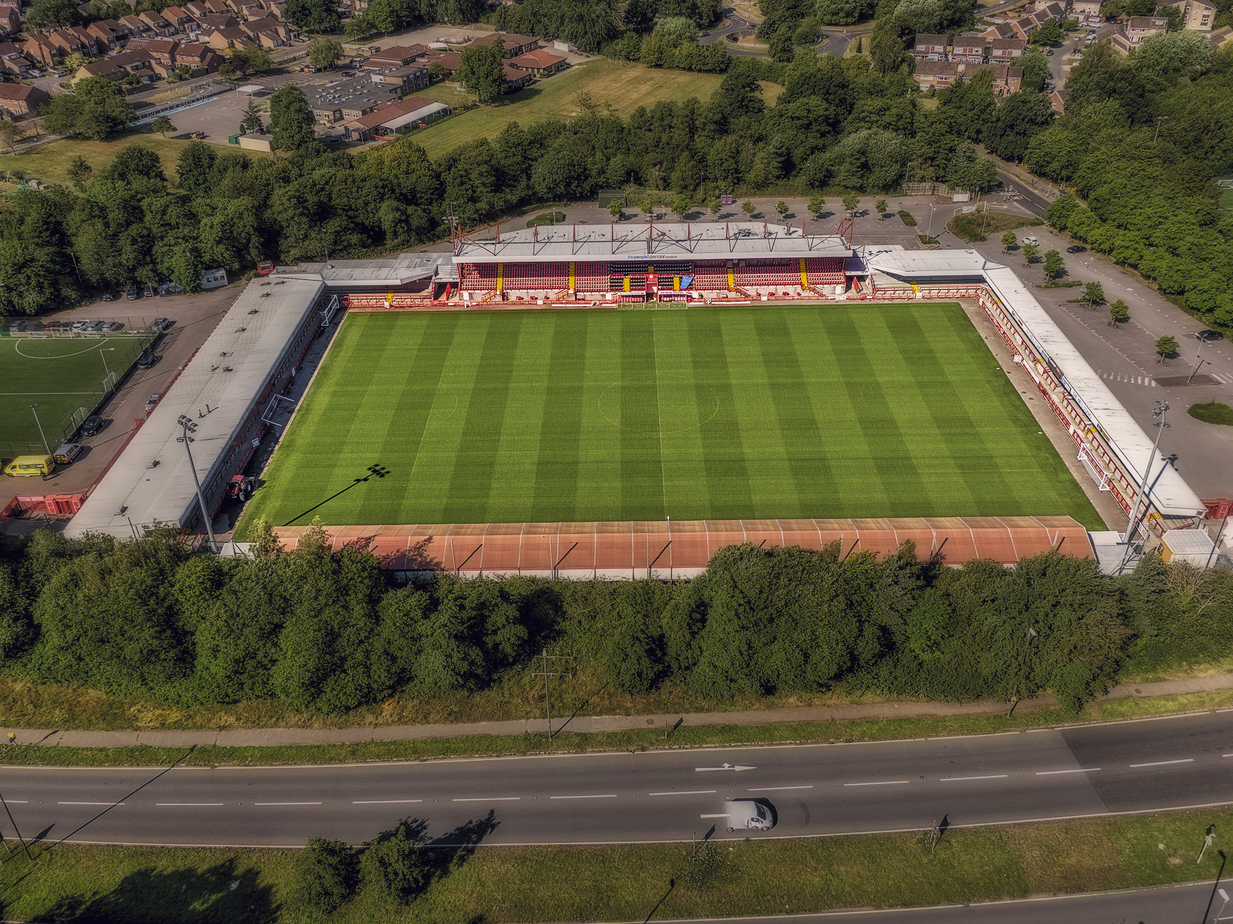Aerial Photograph of Crawley Town - Broadfield Stadium