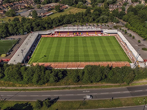 Aerial Photograph of Crawley Town - Broadfield Stadium