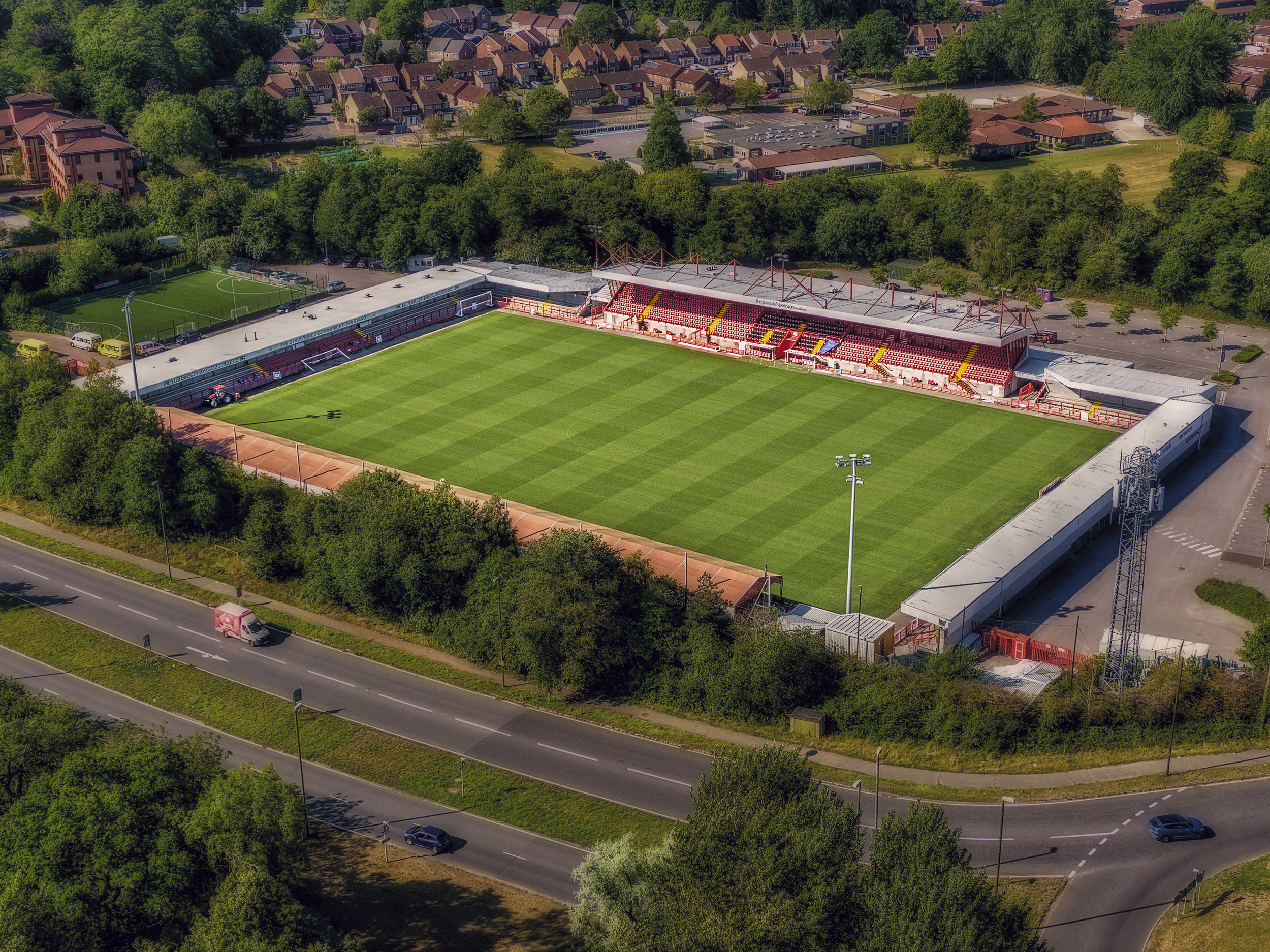 Aerial Photograph of Crawley Town - Broadfield Stadium