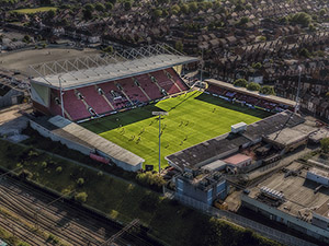 Aerial Photograph of Crewe Alexandra - Alexandra Stadium