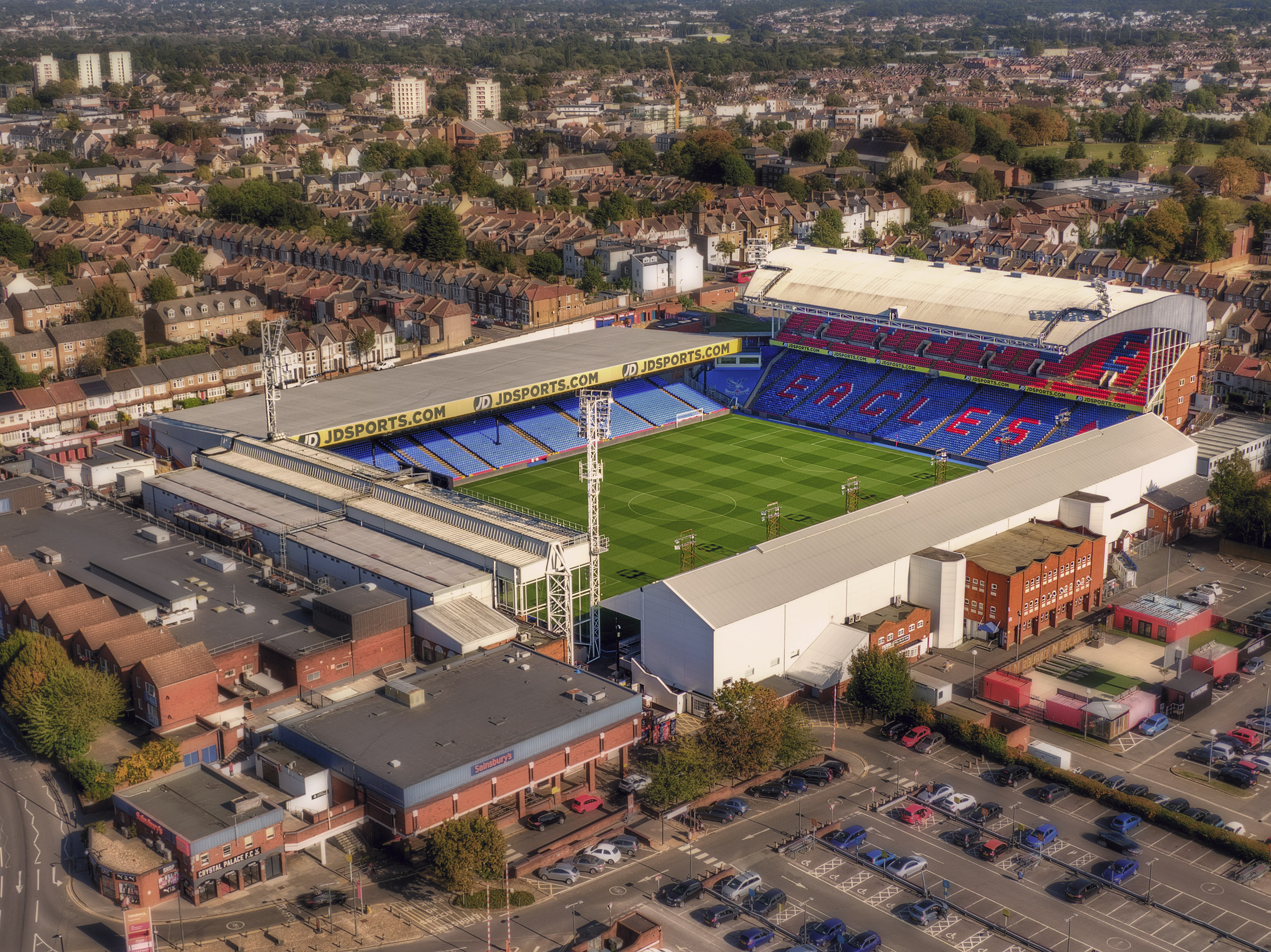 Aerial Photograph of Crystal Palace - Selhurst Park