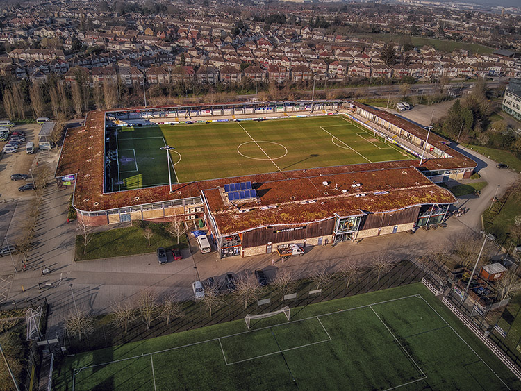 Aerial Photograph of Dartford - Princes Park