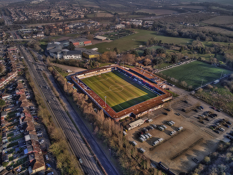 Aerial Photograph of Dartford - Princes Park
