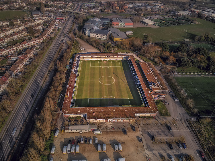 Aerial Photograph of Dartford - Princes Park