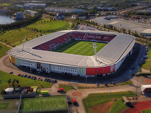 Aerial Photograph of Doncaster Rovers - Keepmoat Stadium