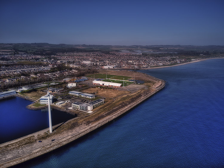 Aerial Photograph of East Fife - Bayview Stadium