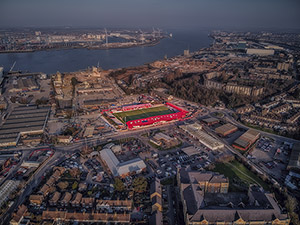 Aerial Photograph of Ebbsfleet United - Stonebridge Road