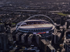 Aerial Photograph of England - Wembley