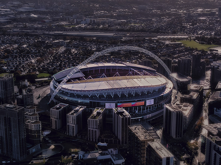 Aerial Photograph of England - Wembley
