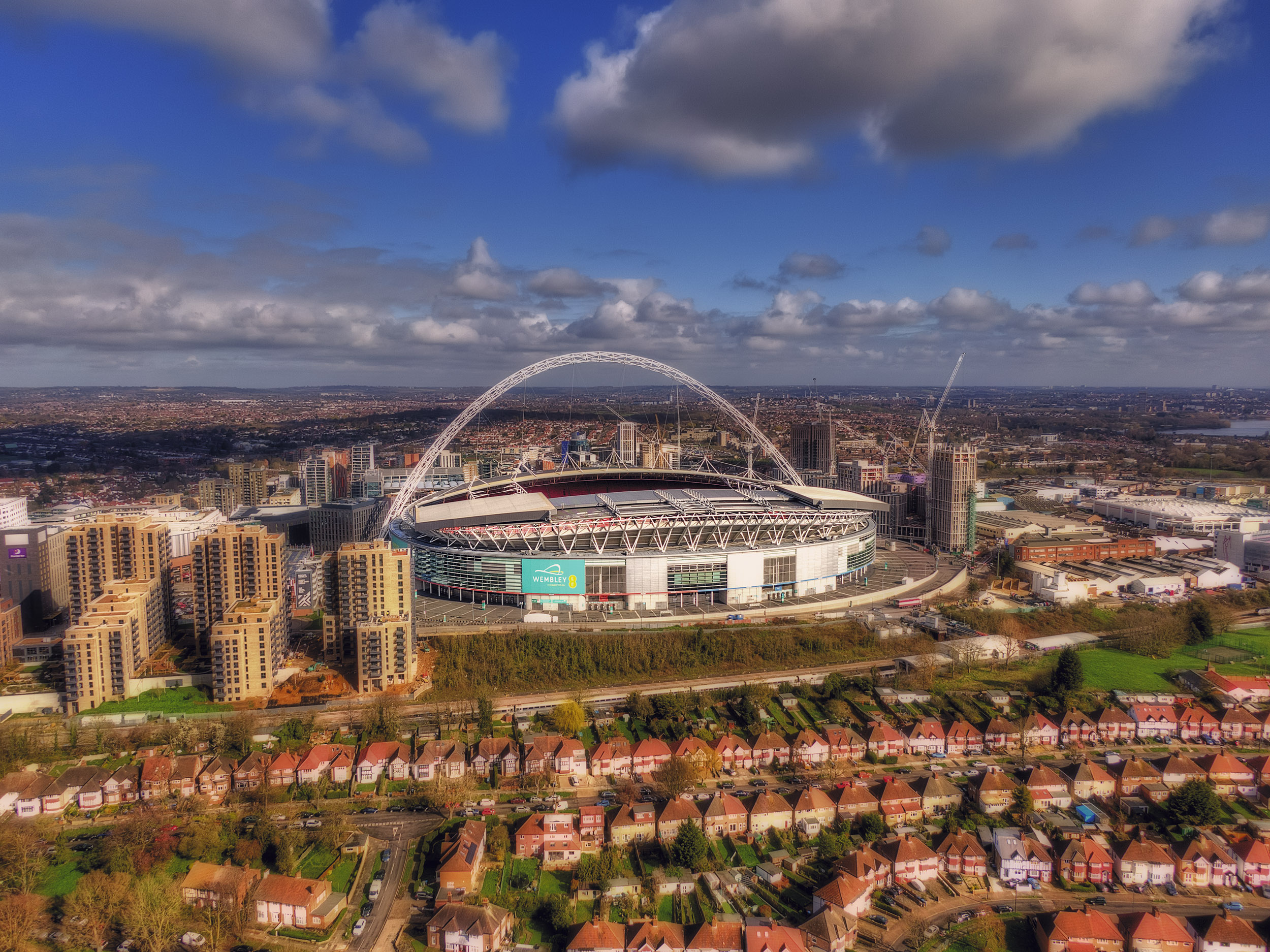 Aerial Photograph of England - Wembley