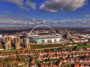 Aerial Photograph of England - Wembley