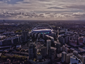 Aerial Photograph of England - Wembley