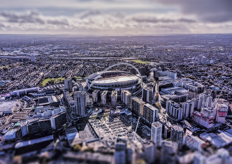 Aerial Photograph of England - Wembley