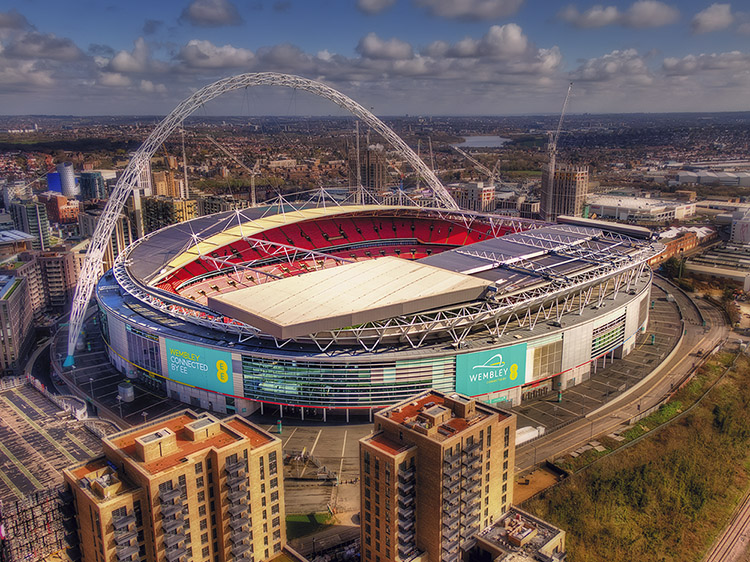 Aerial Photograph of England - Wembley