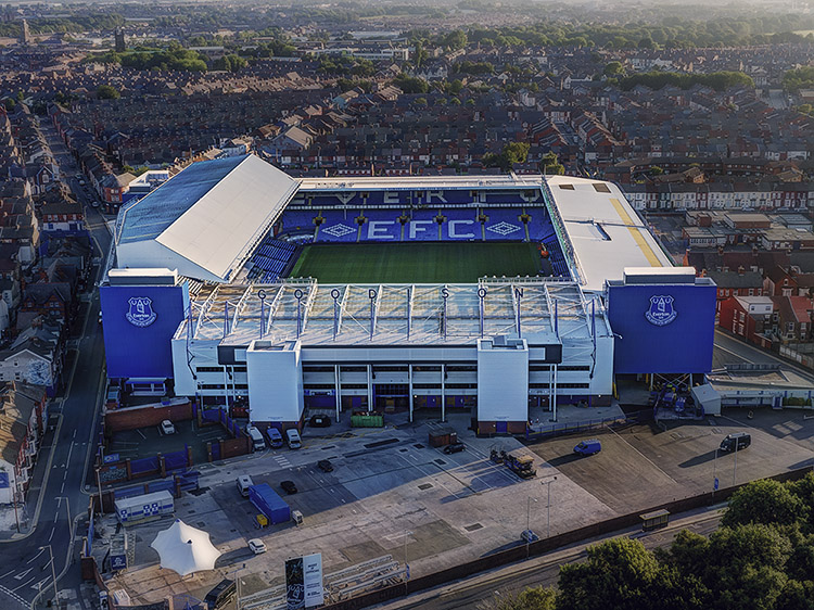 Aerial Photograph of Everton - Goodison Park