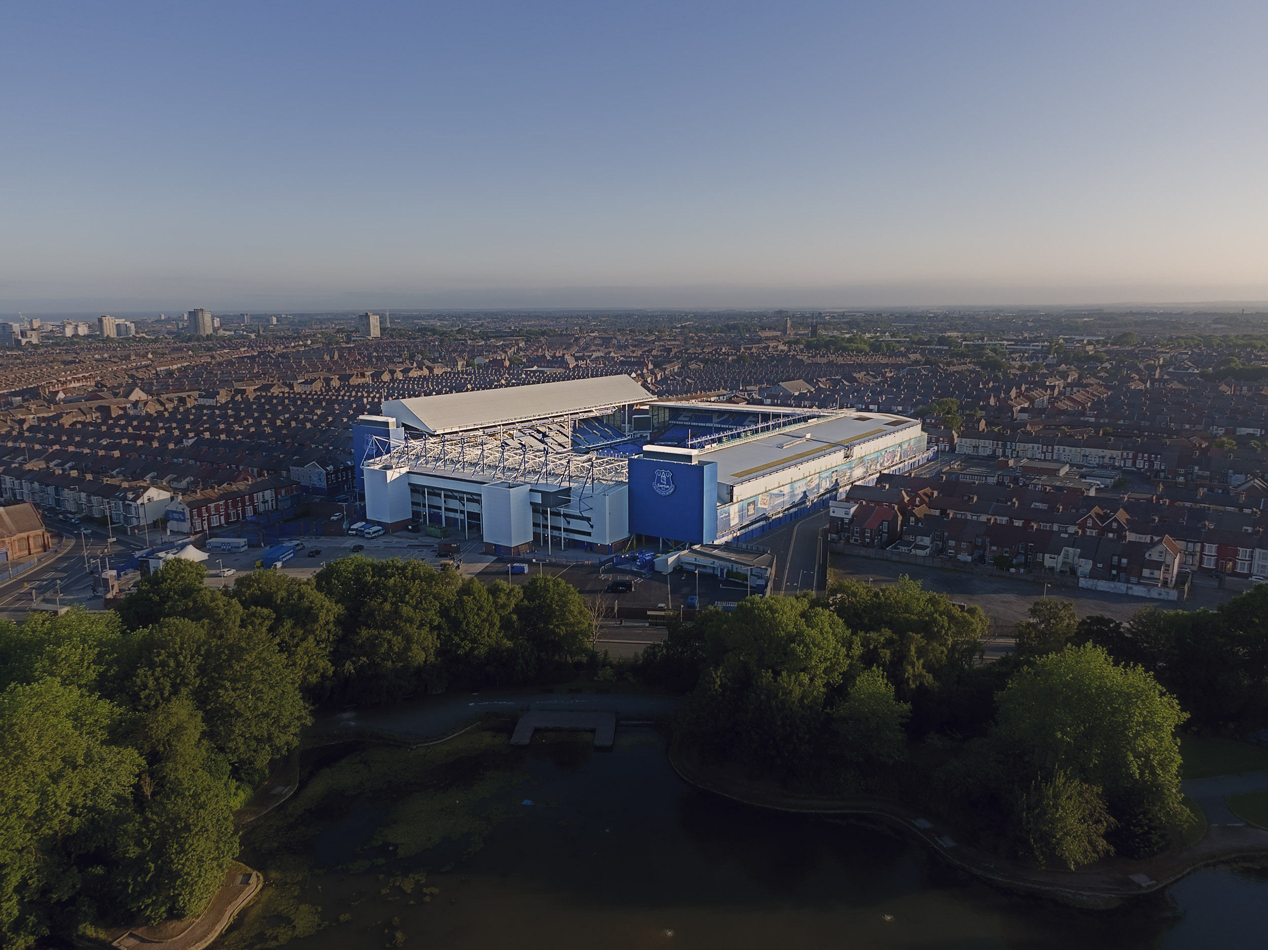 Aerial Photograph of Everton - Goodison Park