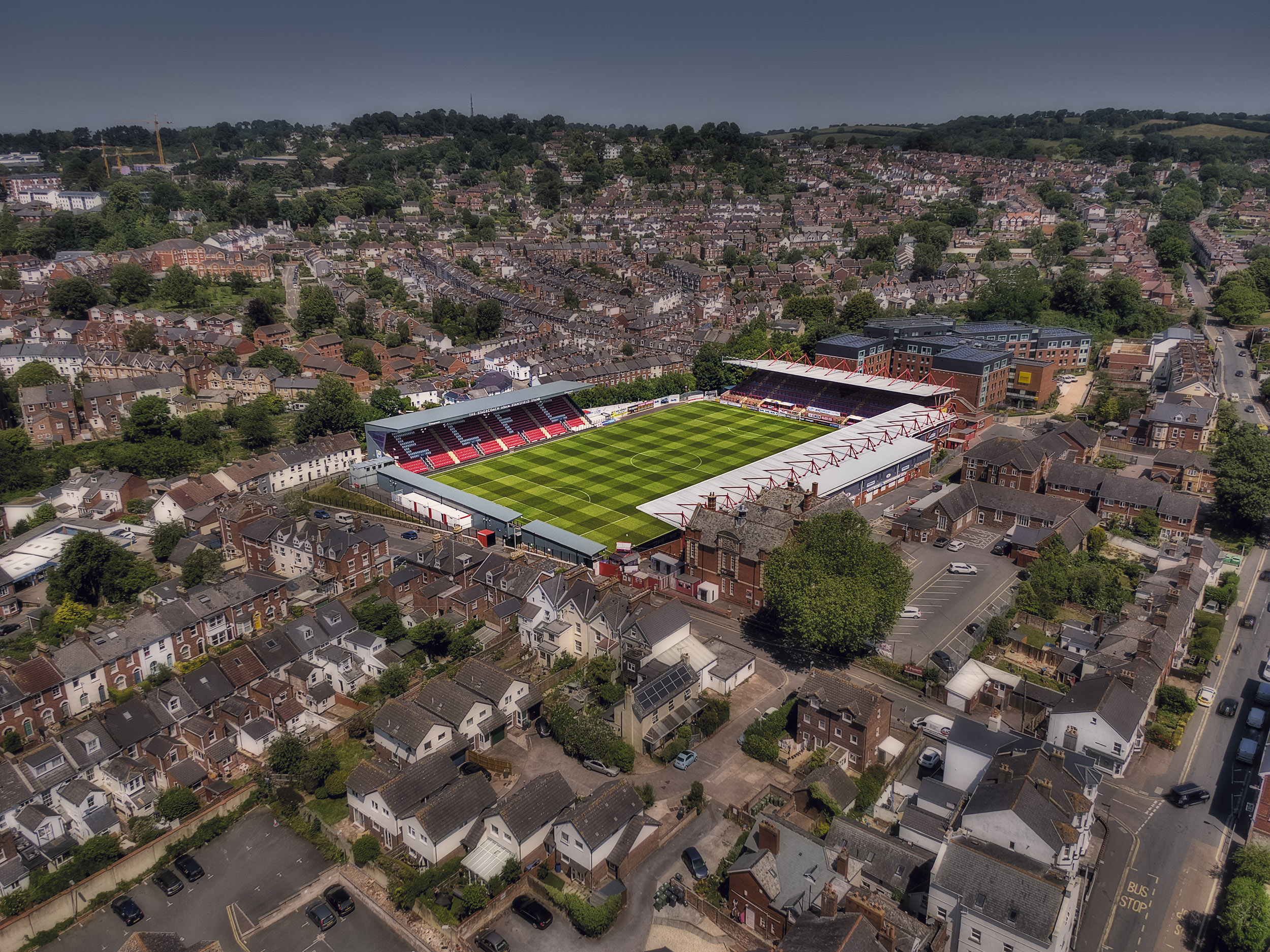 Aerial Photograph of Exeter City - St James Park, Exeter