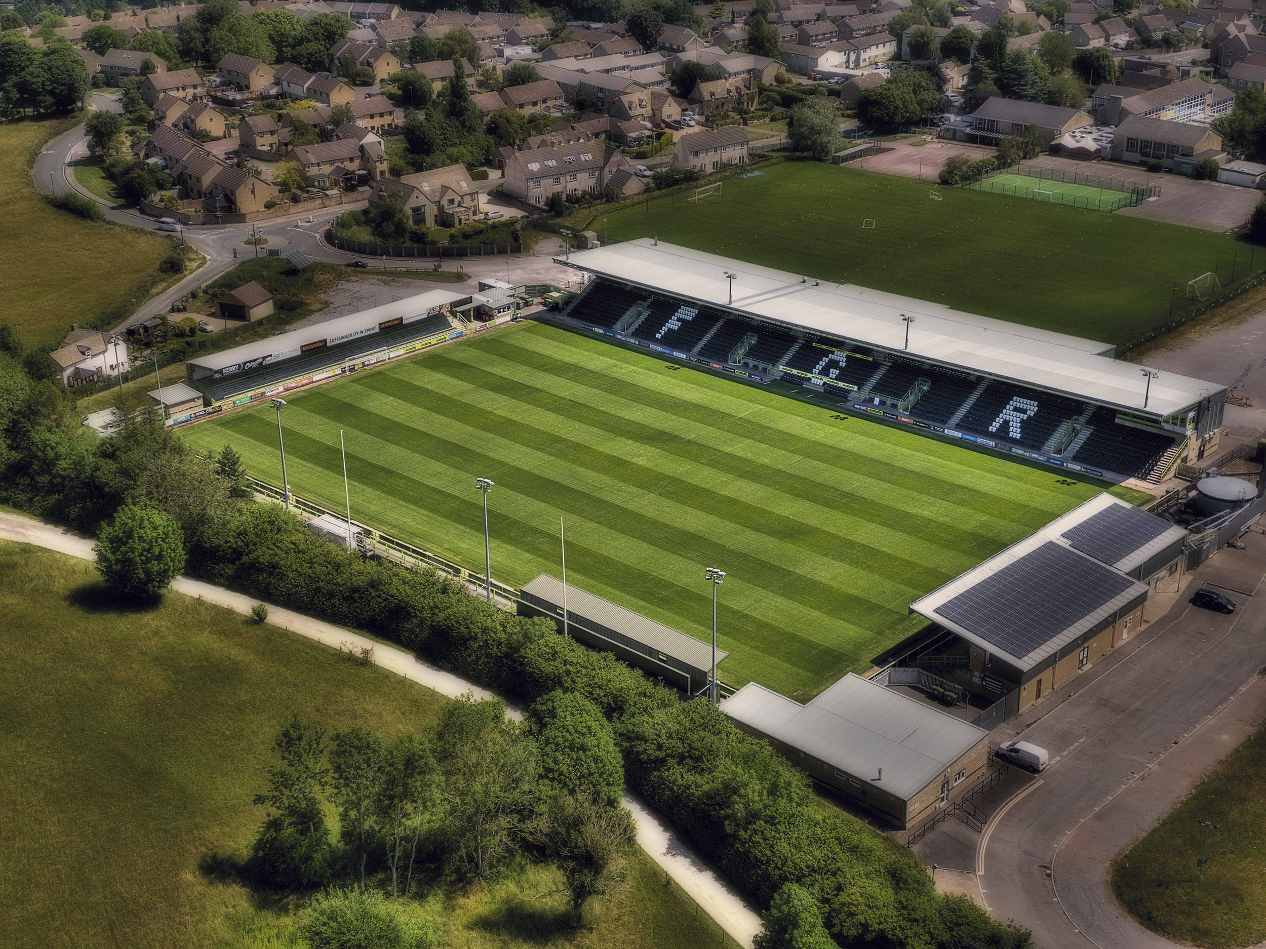 Aerial Photograph of Forest Green Rovers - The New Lawn