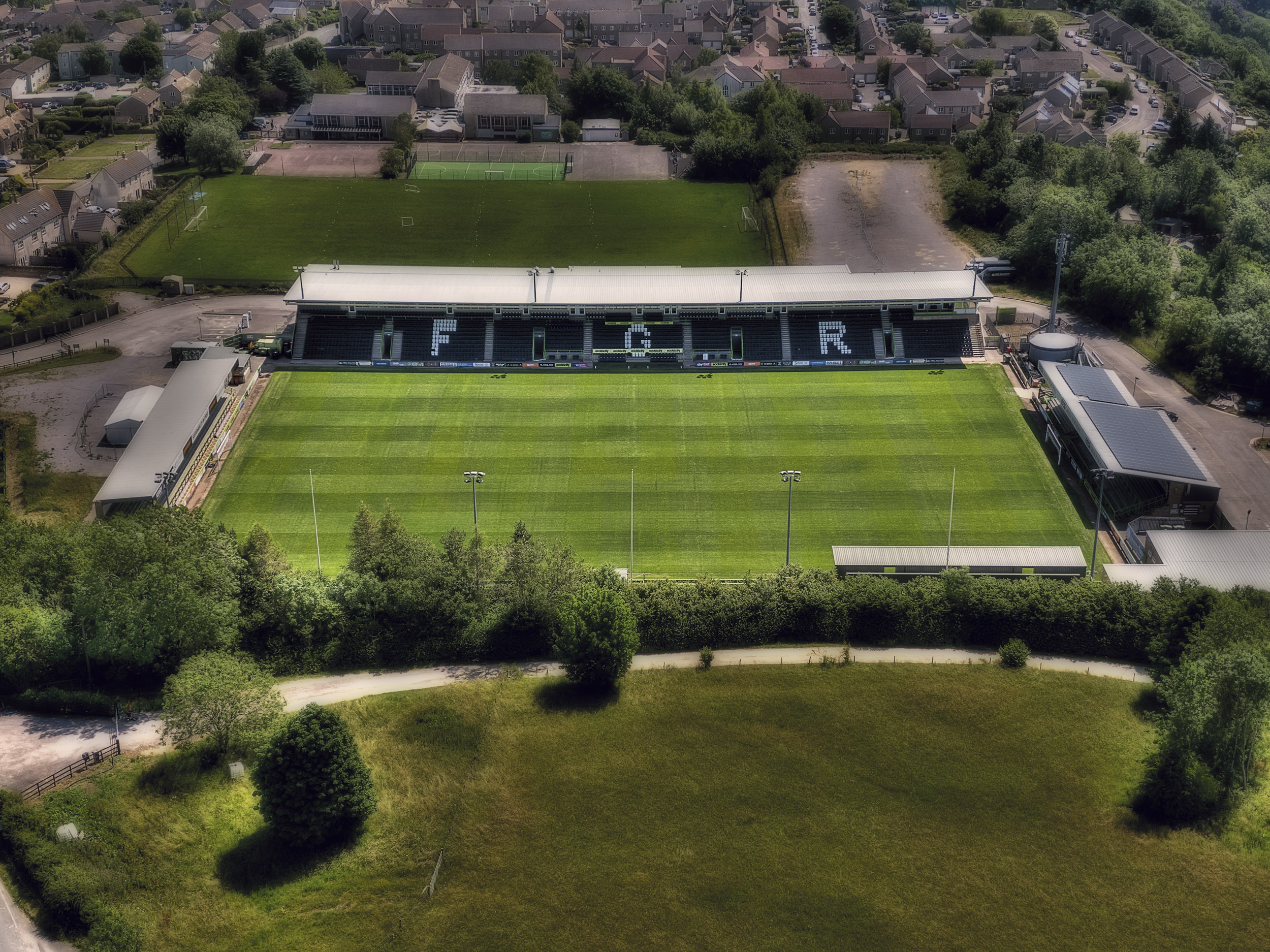 Aerial Photograph of Forest Green Rovers - The New Lawn