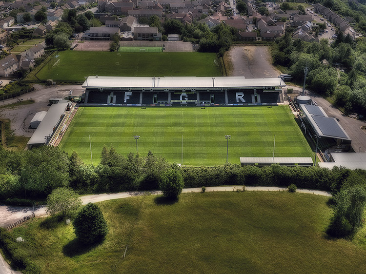 Aerial Photograph of Forest Green Rovers - The New Lawn