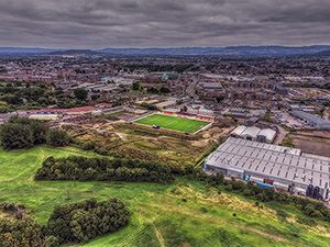 Aerial Photograph of Gloucester City - New Meadow Park