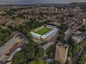 Aerial Photograph of Halifax Town - Shay Stadium