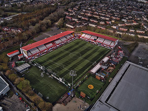 Aerial Photograph of Hamilton Academical - New Douglas Park