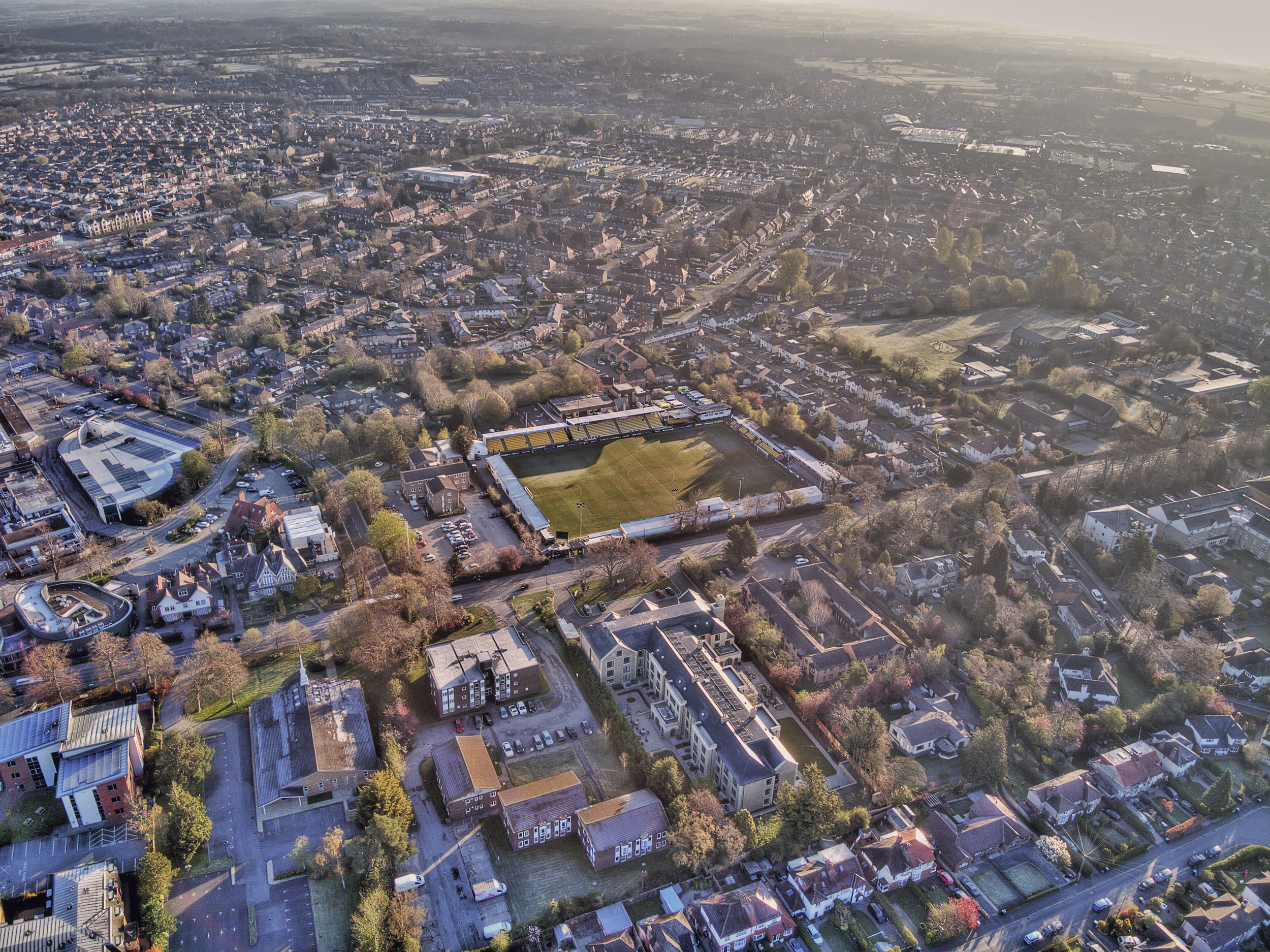 Aerial Photograph of Harrogate Town - Wetherby Road