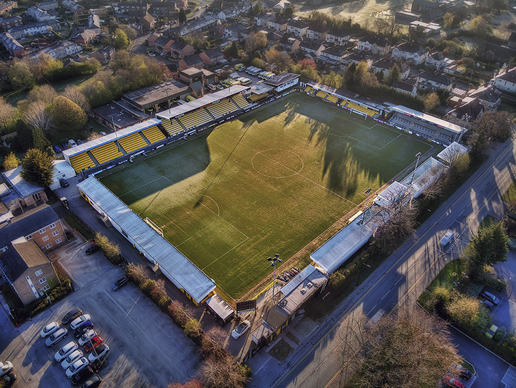 Aerial Photograph of Harrogate Town - Wetherby Road
