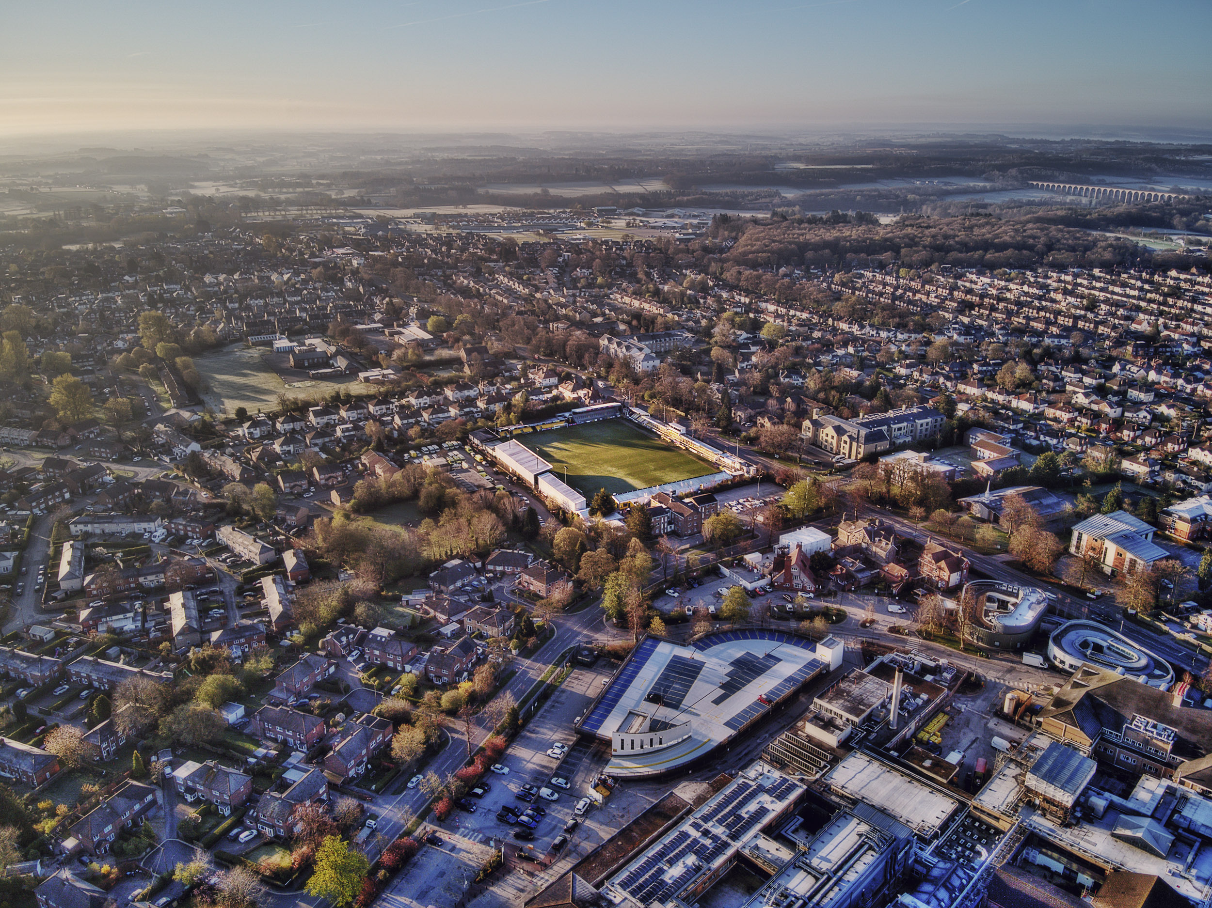 Aerial Photograph of Harrogate Town - Wetherby Road