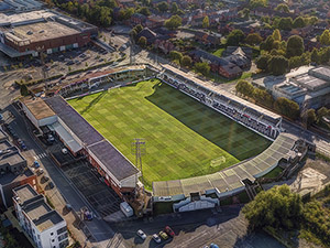 Aerial Photograph of Hereford United - Edgar Street
