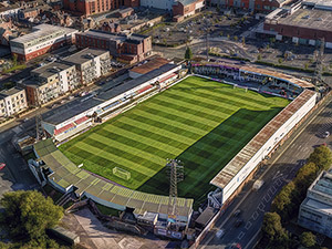 Aerial Photograph of Hereford United - Edgar Street