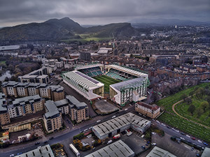 Aerial Photograph of Hibernian - Easter Road