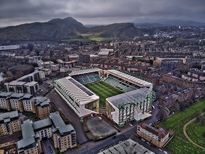 Aerial Photograph of Hibernian - Easter Road