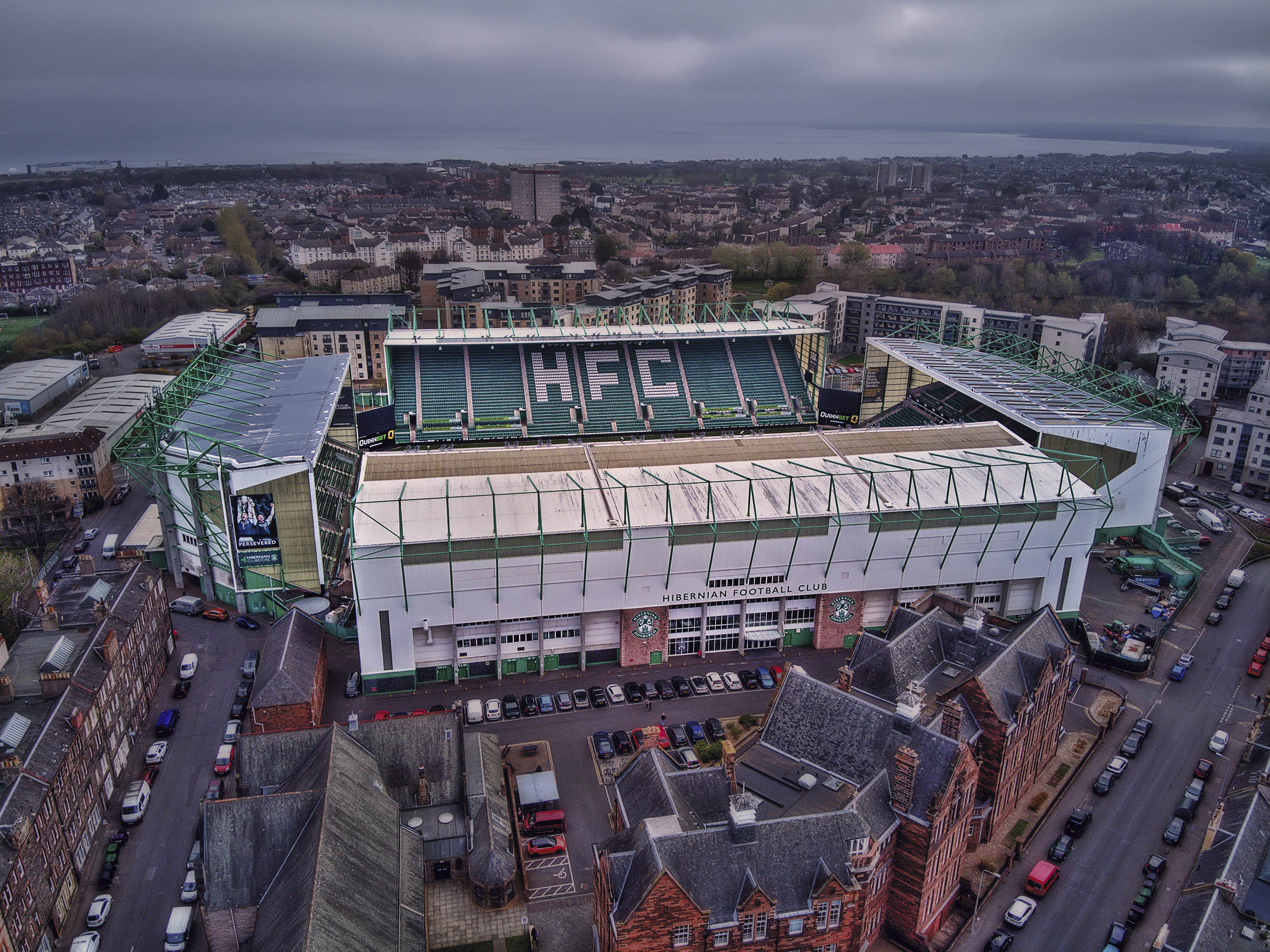 Aerial Photograph of Hibernian - Easter Road