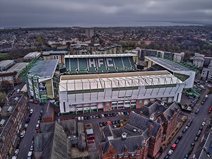 Aerial Photograph of Hibernian - Easter Road
