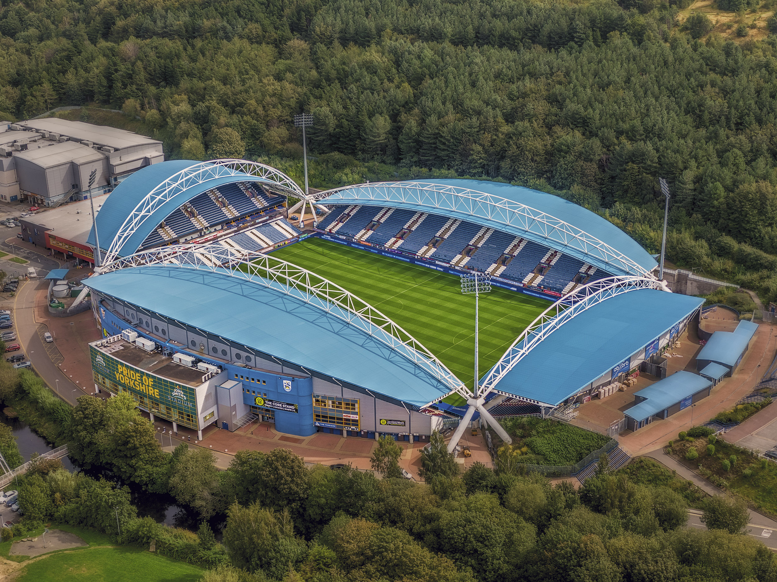 Aerial Photograph of Huddersfield Town - The John Smith's Stadium