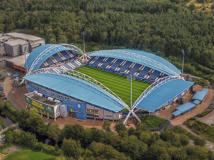 Aerial Photograph of Huddersfield Town - The John Smith's Stadium