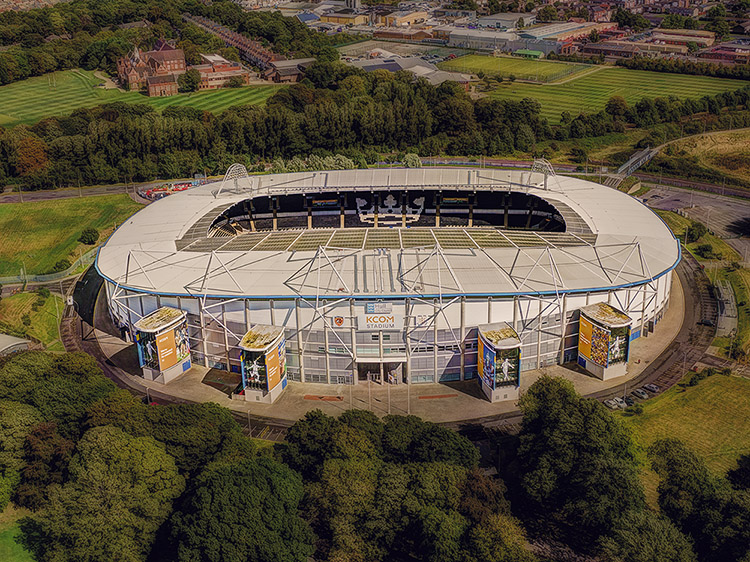 Aerial Photograph of Hull City - KC Stadium