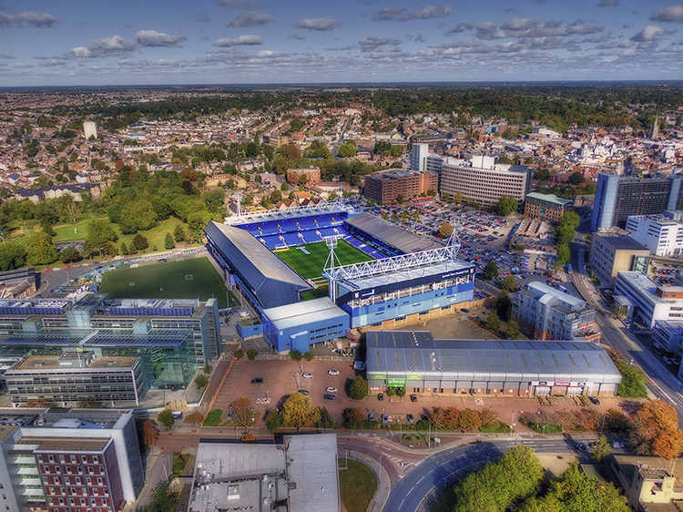 Aerial Photograph of Ipswich Town - Portman Road