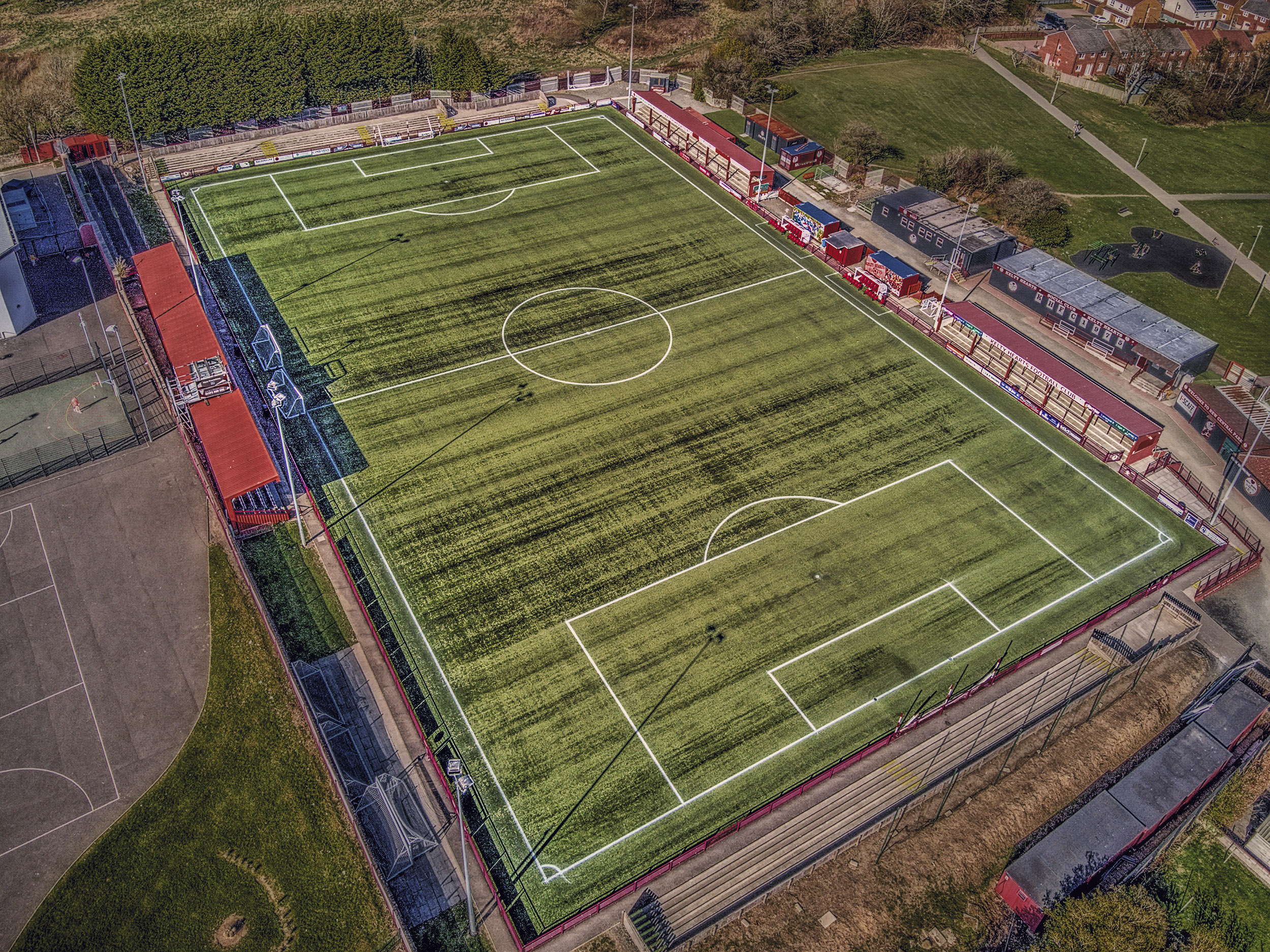 Aerial Photograph of Kelty Hearts - New Central Park