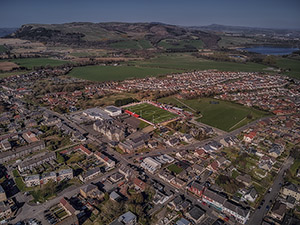 Aerial Photograph of Kelty Hearts - New Central Park