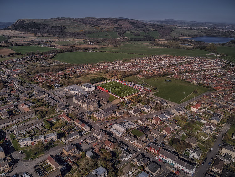 Aerial Photograph of Kelty Hearts - New Central Park
