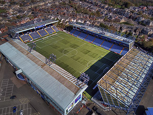 Aerial Photograph of Kilmarnock - Rugby Park