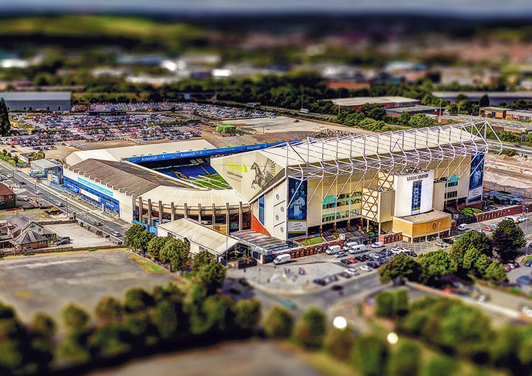 Aerial Photograph of Leeds United - Elland Road
